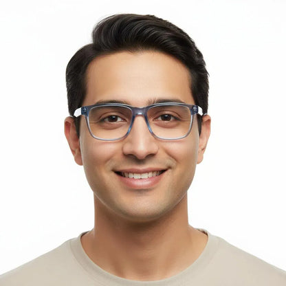 iDom Eyeglasses Full Frame Rectangle Specs For Men 352030