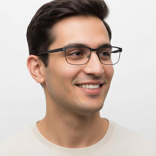 iDom Eyeglasses Full Frame Rectangle Specs For Men 659753