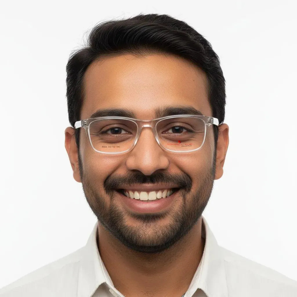 iDom Eyeglasses Full Frame Rectangle Specs For Men 849584-A