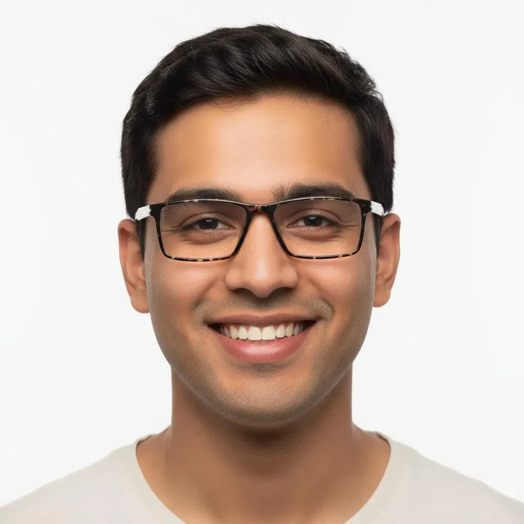 iDom Eyeglasses Full Frame Rectangle Specs For Men NA1115