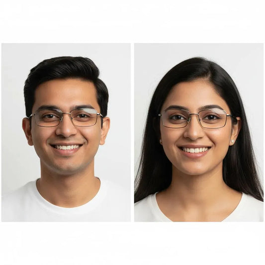 iDom Eyeglasses Full Frame Rectangle Specs For Men & Women 136385