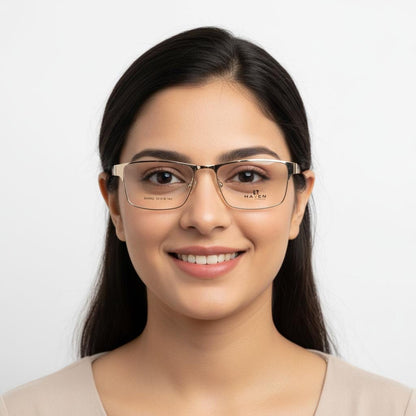 iDom Eyeglasses Full Frame Rectangle Specs For Men & Women 291705