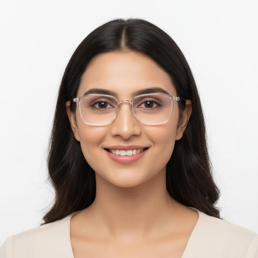 iDom Eyeglasses Full Frame Rectangle Specs For Women 374694
