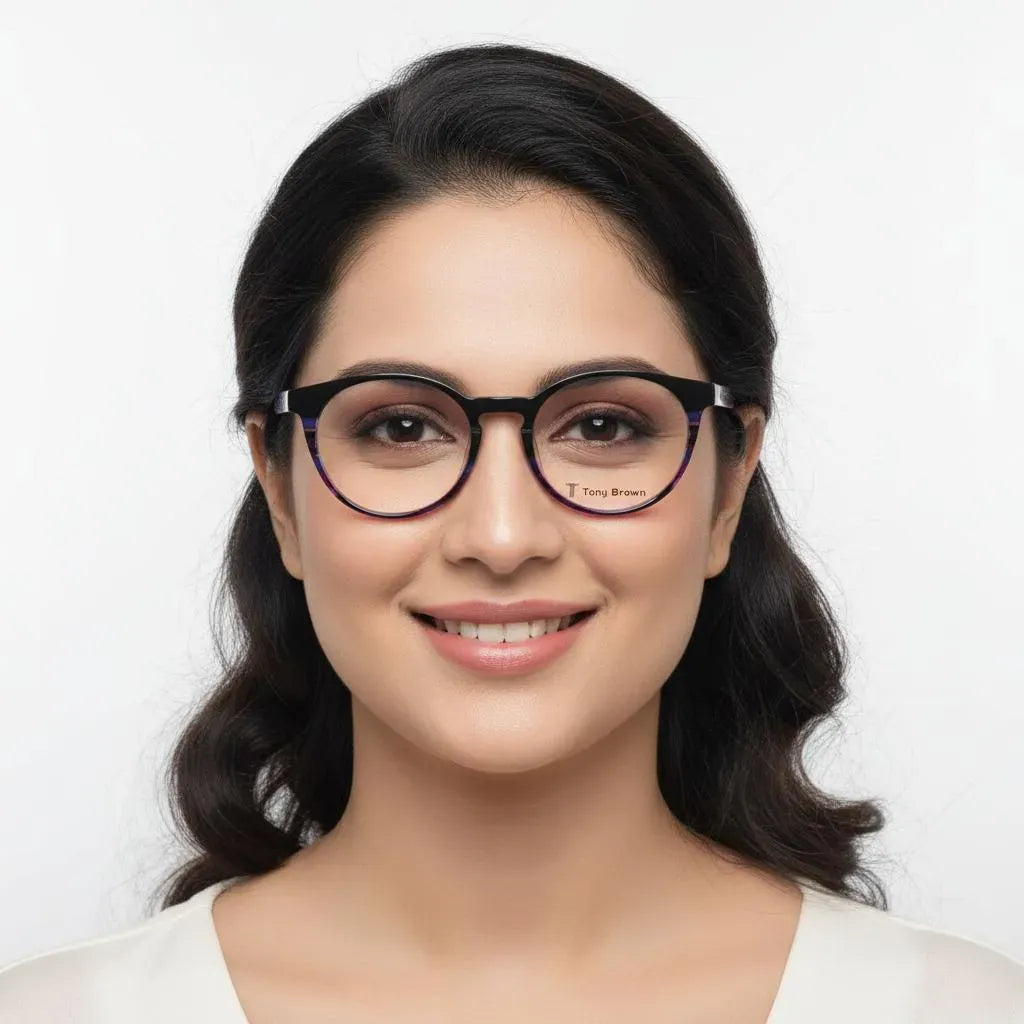 iDom Eyeglasses Full Frame Round Pento For Women TB1909