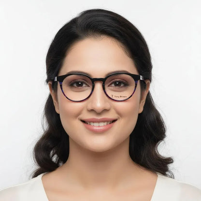 iDom Eyeglasses Full Frame Round Pento For Women TB1909