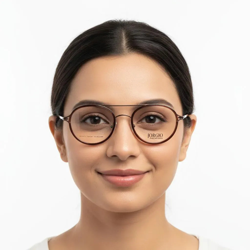 iDom Eyeglasses Full Frame Round Shape For Women 741362