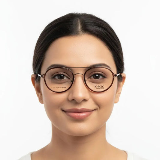 iDom Eyeglasses Full Frame Round Shape For Women 741362