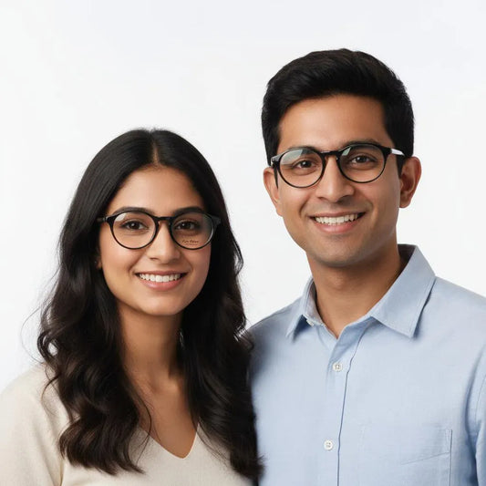 iDom Eyeglasses Full Frame Round Specs For Men & Women 245234