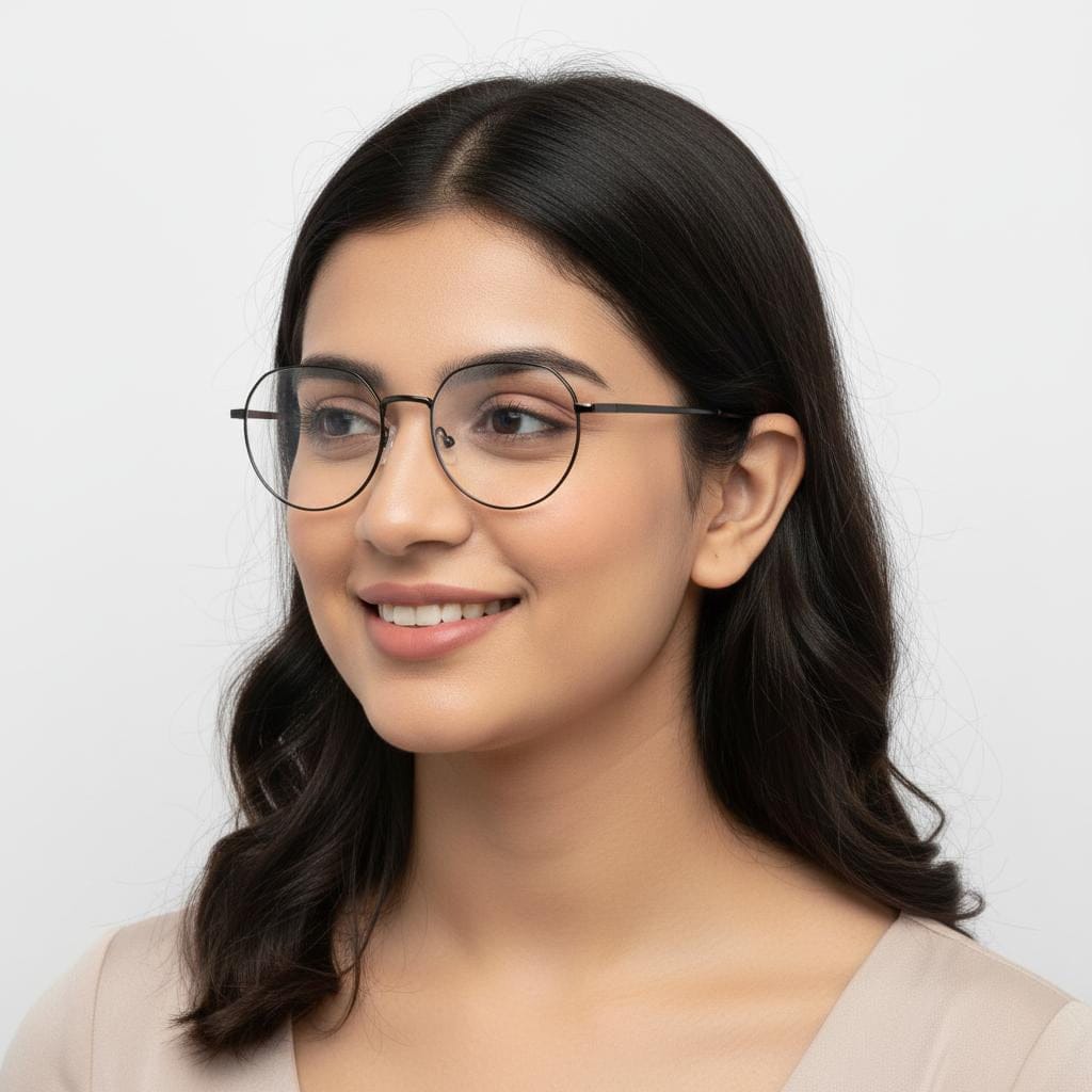 iDom Eyeglasses Full Frame Round Specs For Women 142112