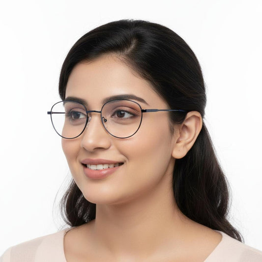 iDom Eyeglasses Full Frame Round Specs For Women 322199