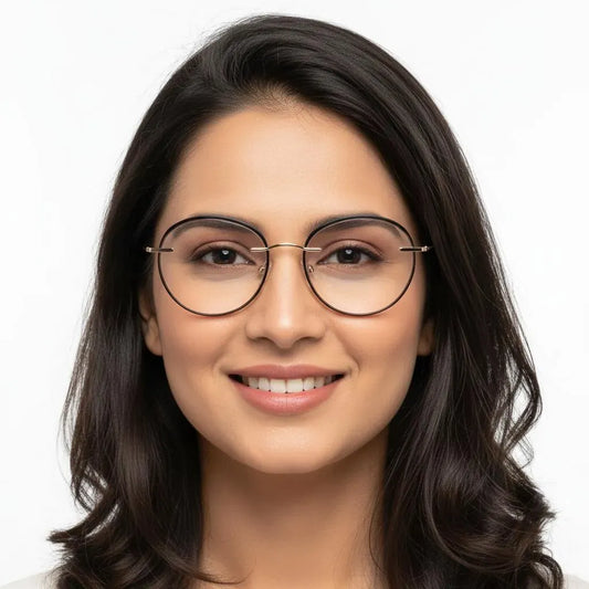 iDom Eyeglasses Full Frame Round Specs For Women 332876