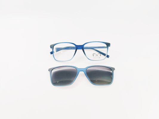 iDom Eyeglasses Full Frame Square Clip On For Men 137096