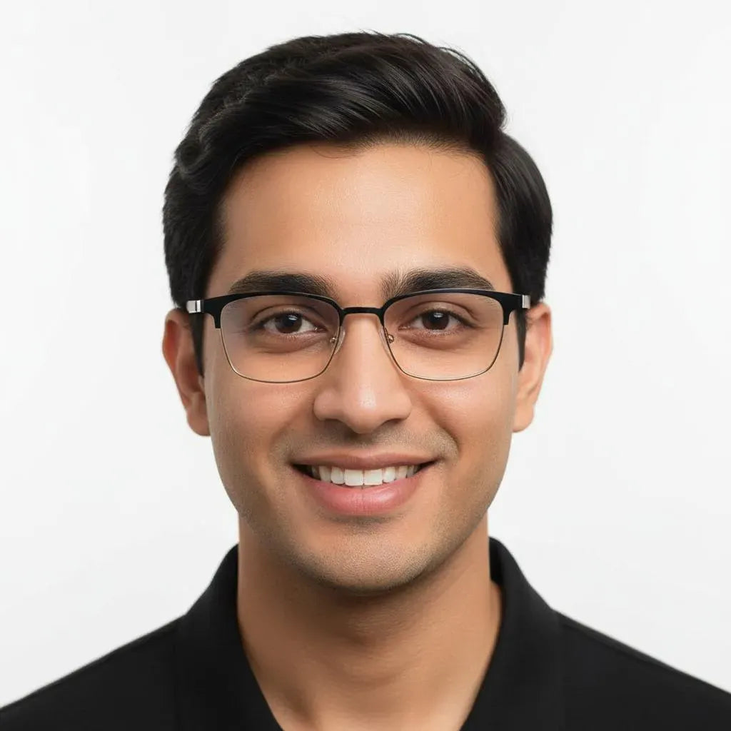 iDom Eyeglasses Full Frame Square Clip On For Men P594