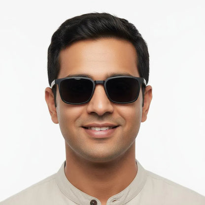 iDom Eyeglasses Full Frame Square Clip On For Men P594