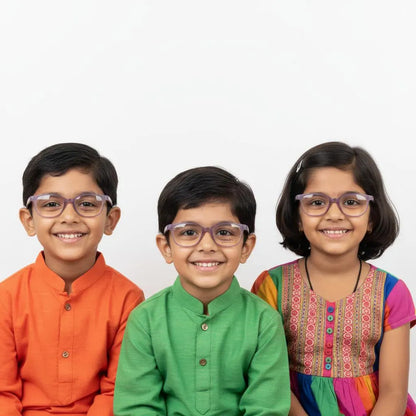 iDom Eyeglasses Full Frame Square Shape For Kids 338246