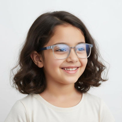 iDom Eyeglasses Full Frame Square Specs For Kids 303022