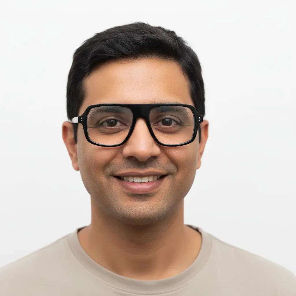 iDom Eyeglasses Full Frame Square Specs For Men 143180