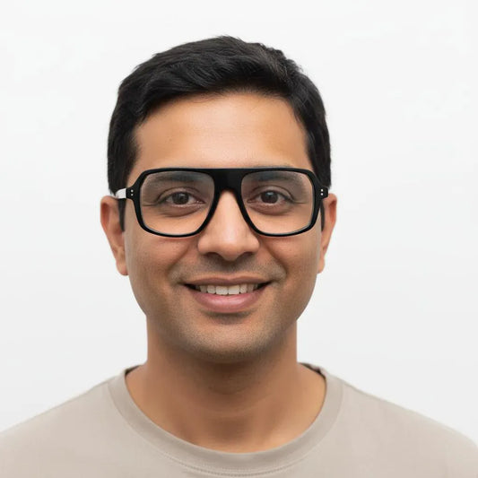 iDom Eyeglasses Full Frame Square Specs For Men 143180