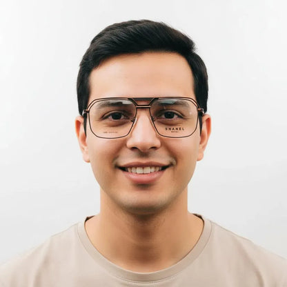 iDom Eyeglasses Full Frame Square Specs For Men 361212