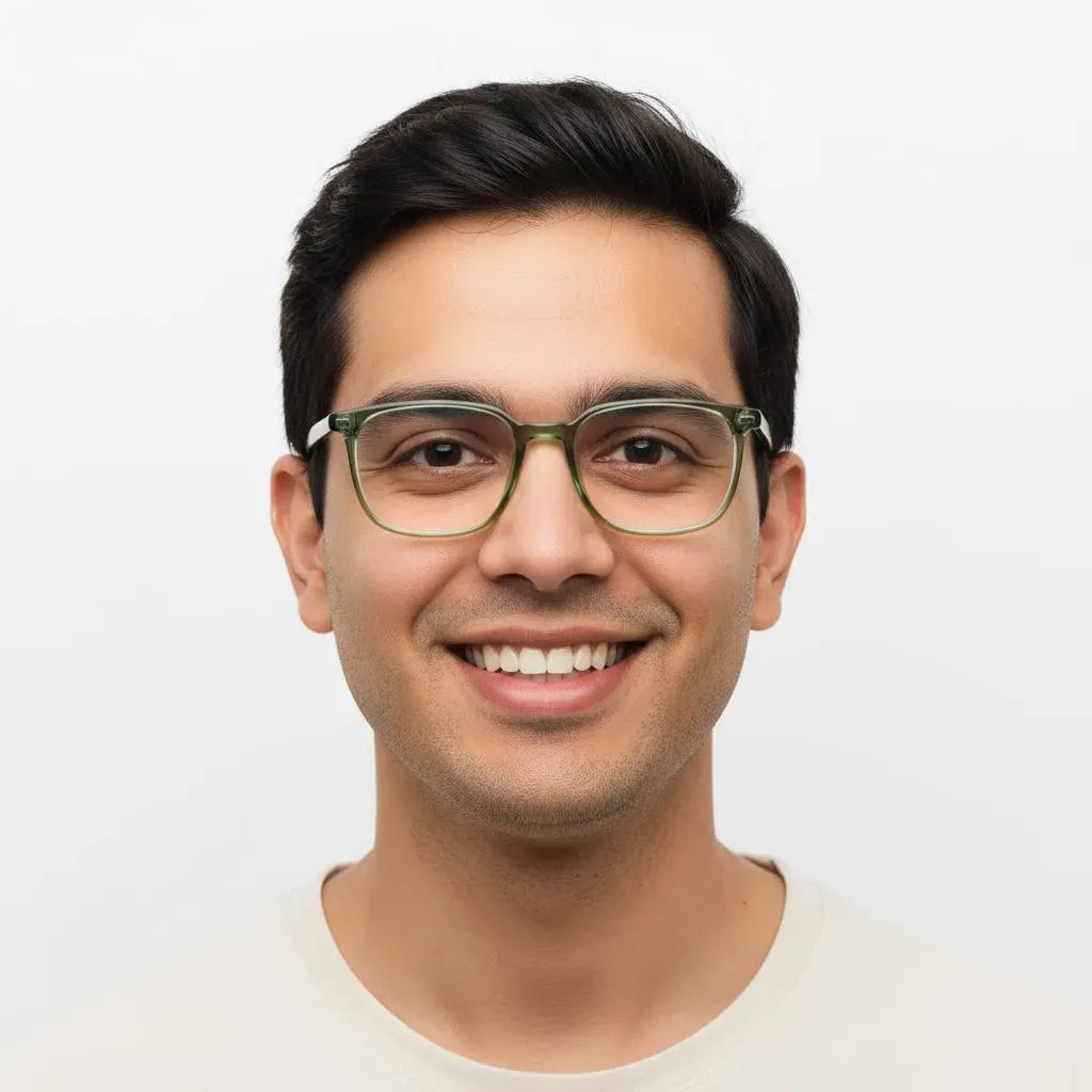 iDom Eyeglasses Full Frame Square Specs For Men 373195