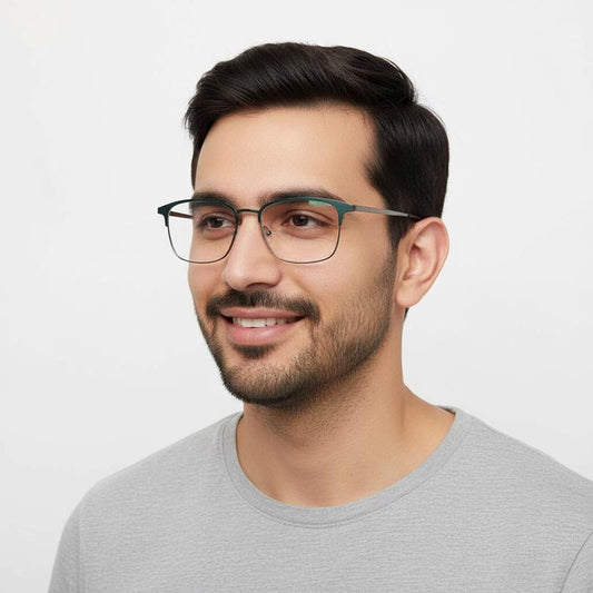 iDom Eyeglasses Full Frame Square Specs For Men 392629