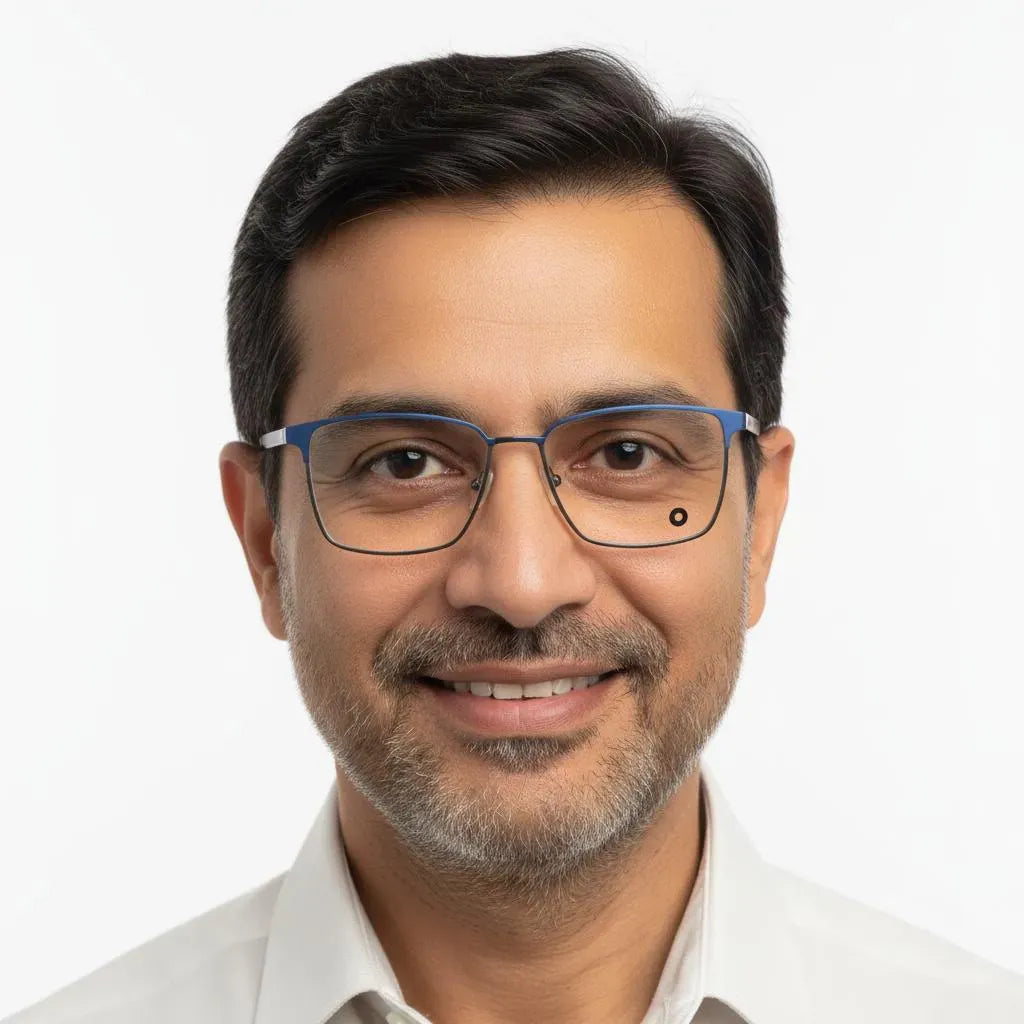 iDom Eyeglasses Full Frame Square Specs For Men QH9108