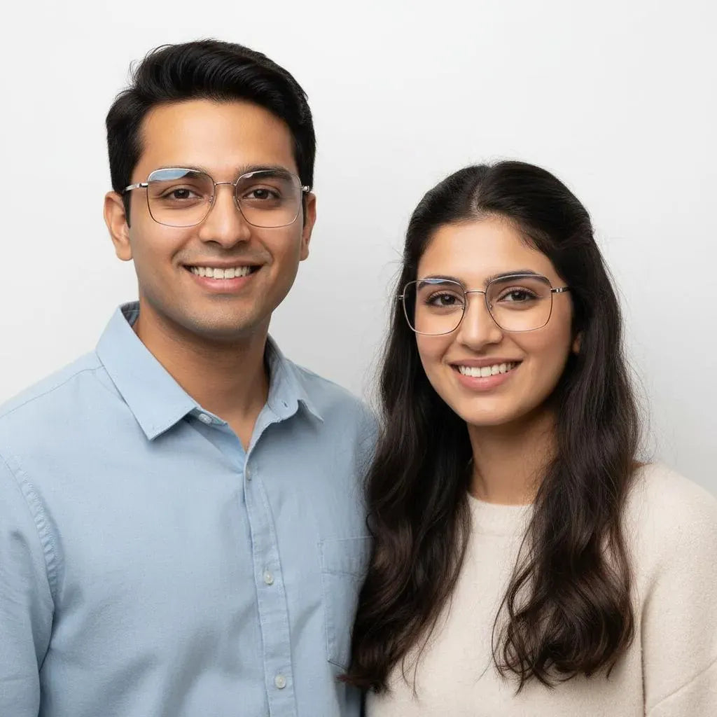 iDom Eyeglasses Full Frame Square Specs For Men & Women 114948