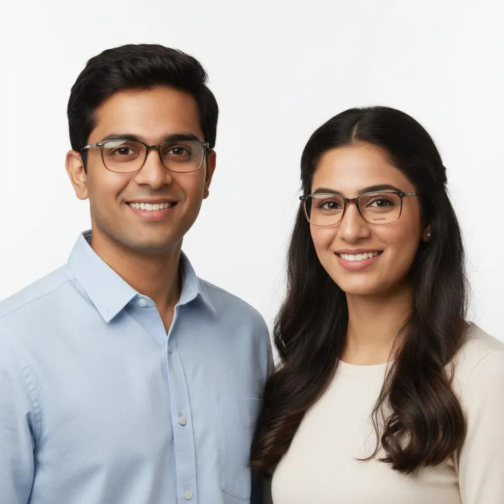 iDom Eyeglasses Full Frame Square Specs For Men & Women 174396