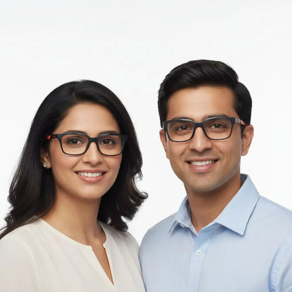 iDom Eyeglasses Full Frame Square Specs For Men & Women 207668