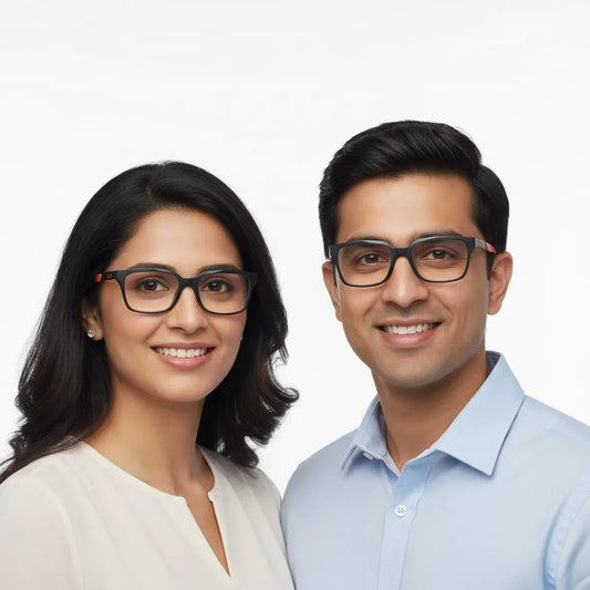 iDom Eyeglasses Full Frame Square Specs For Men & Women 207668