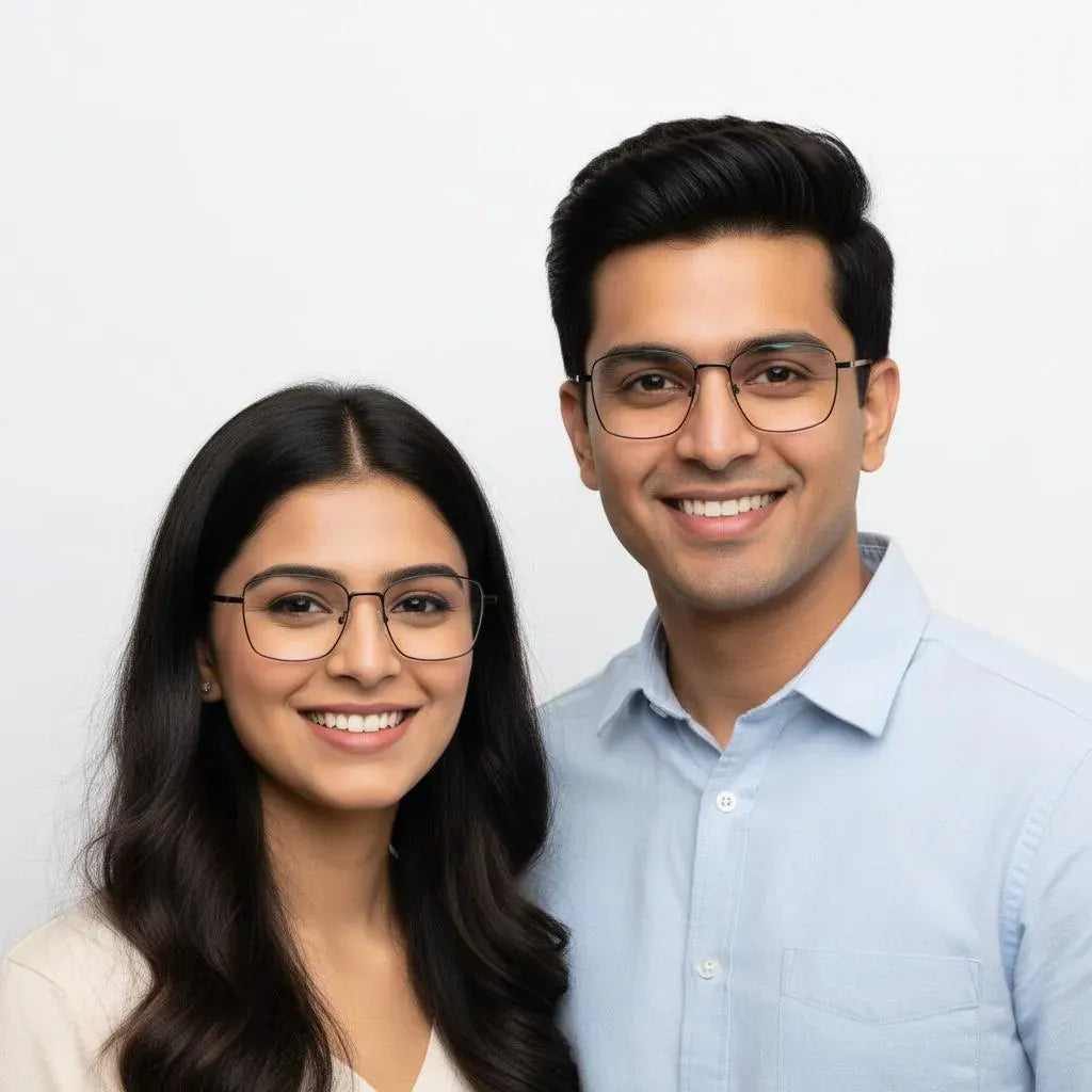 iDom Eyeglasses Full Frame Square Specs For Men & Women 274297