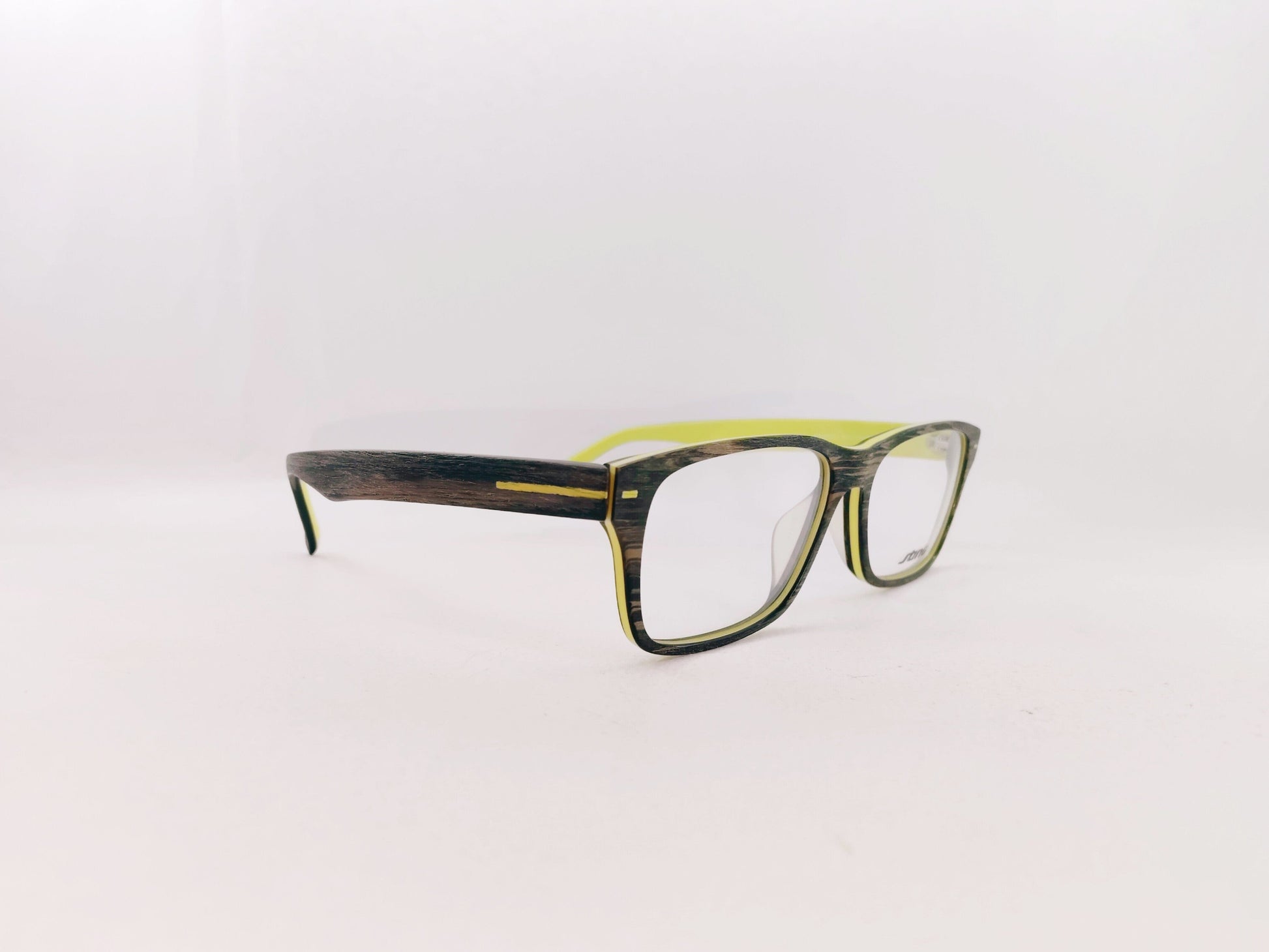 iDom Eyeglasses Full Frame Wooden Rectangle Specs For Men 288609