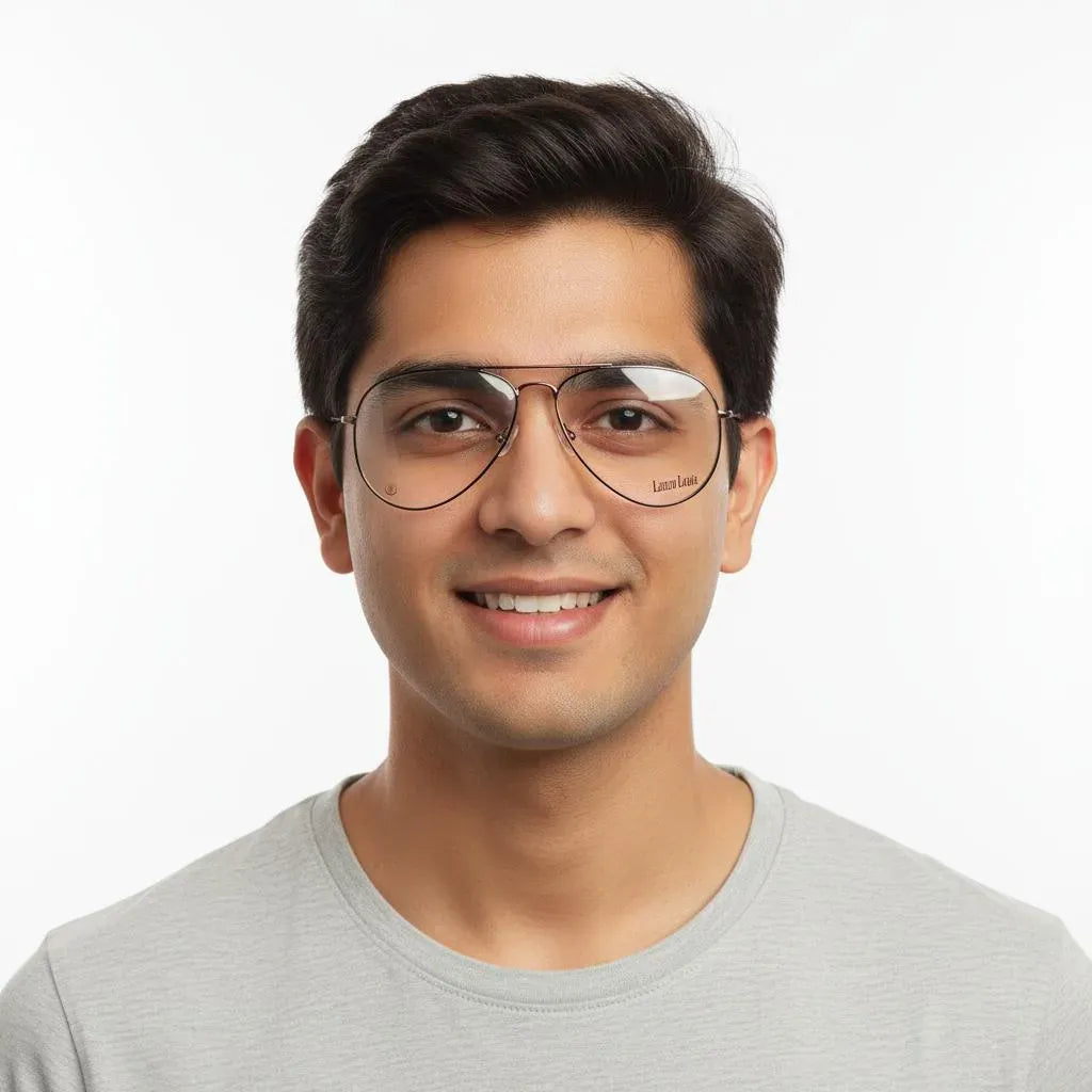 iDom Eyeglasses Full Rim Aviator For Men & Women 174647