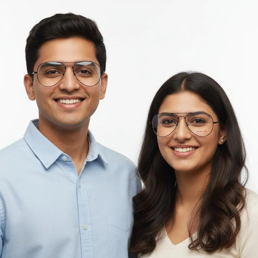 iDom Eyeglasses Full Rim Aviator For Men & Women 316741