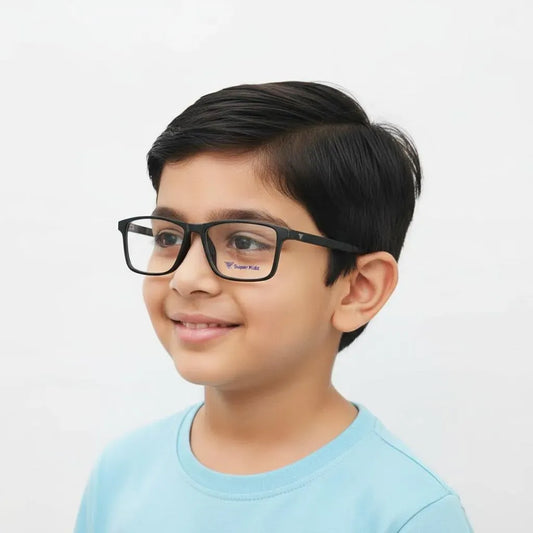 iDom Eyeglasses Full Rim Black Eye-Wear For Boys 253781