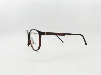 iDom Eyeglasses Full Rim Brown Round Eyewear For Women Prime 180