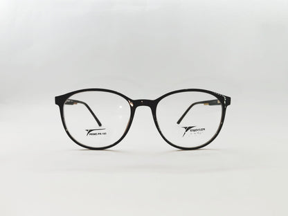 iDom Eyeglasses Full Rim Brown Round Eyewear For Women Prime 180