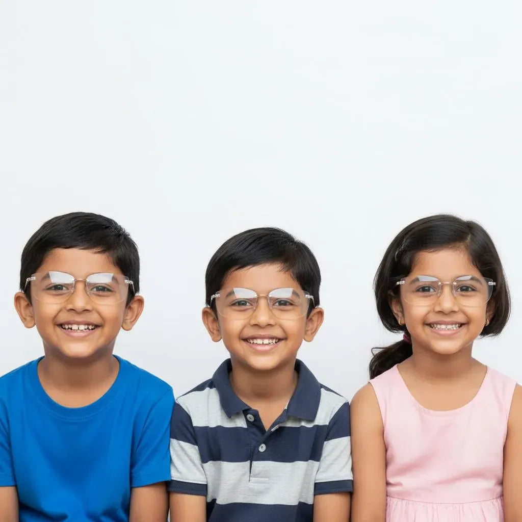 iDom Eyeglasses Full Rim Cat-Eye Clip On For Kids 536787