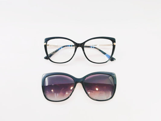 iDom Eyeglasses Full Rim Cat-Eye Clip on For Women 235853