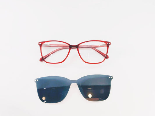 iDom Eyeglasses Full Rim Cat-Eye Clip on For Women 327074