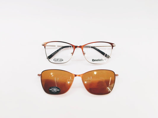 iDom Eyeglasses Full Rim Cat-Eye Clip on For Women 619729