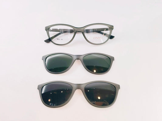 iDom Eyeglasses Full Rim Cat-Eye Clip on For Women 736174