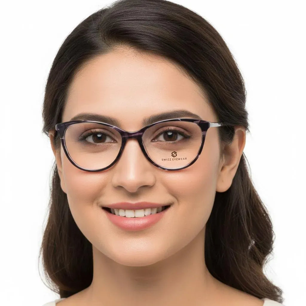 iDom Eyeglasses Full Rim Cat-Eye Eyeglasses For Women 673966