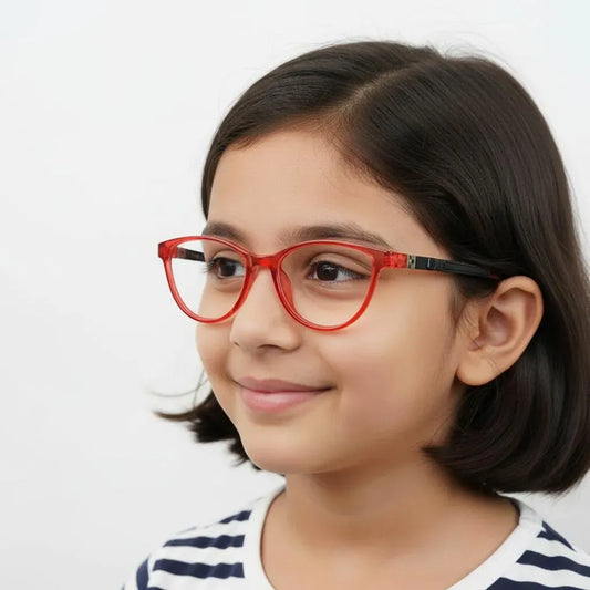 iDom Eyeglasses Full Rim Cat-Eye Specs For Kids 219135