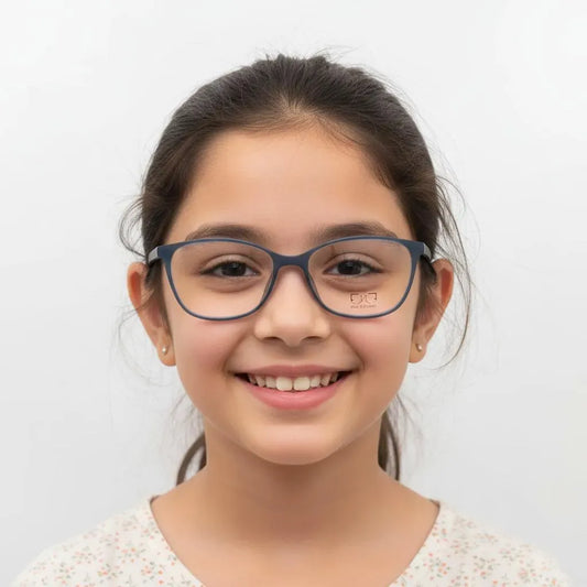 iDom Eyeglasses Full Rim Cat-Eye Specs For Kids 372044