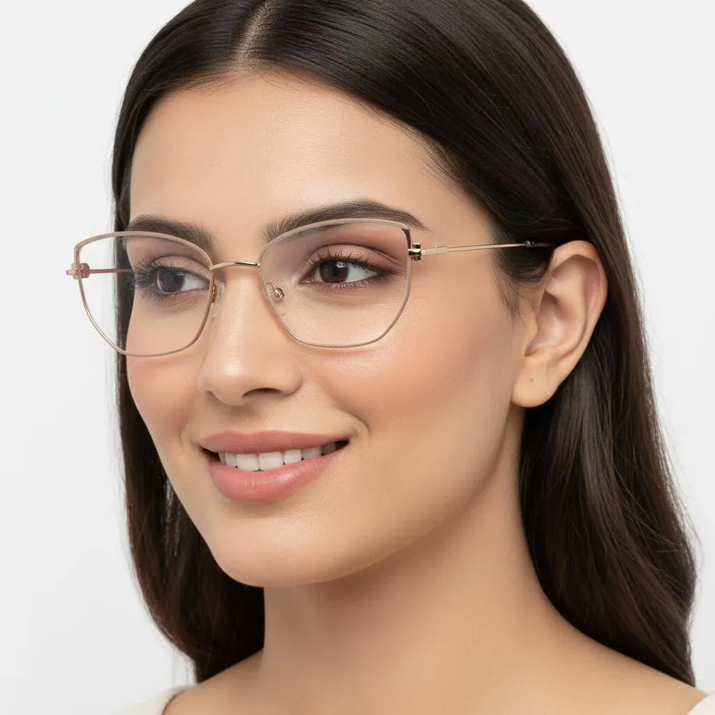 iDom Eyeglasses Full Rim Cat-Eye Specs For Women 910625