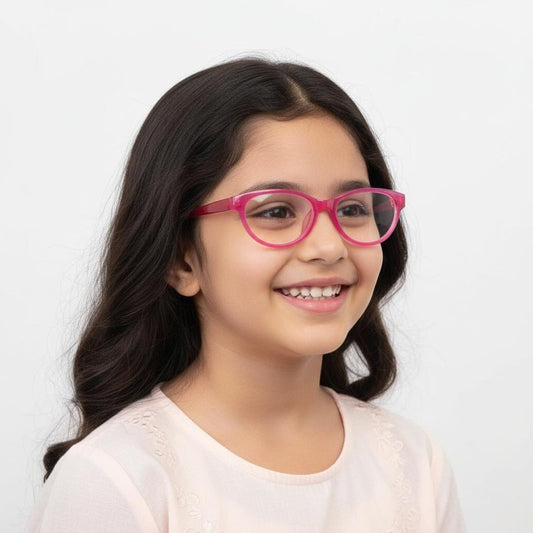 iDom Eyeglasses Full Rim Cat-Eye Specs Wear For Junior Kids 343858