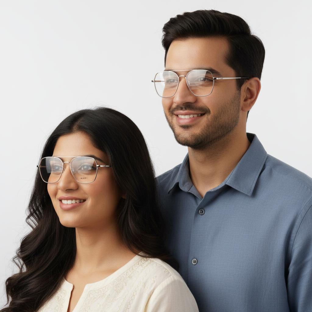 iDom Eyeglasses Full Rim Geometric For Men & Women 248390