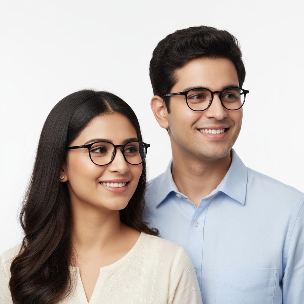 iDom Eyeglasses Full Rim Geometric For Men & Women 821525