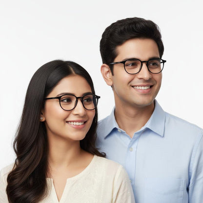 iDom Eyeglasses Full Rim Geometric For Men & Women 821525